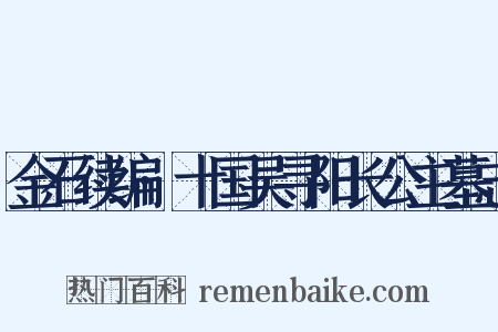 金石续编·十国吴寻阳长公主墓志是什么意思的图片